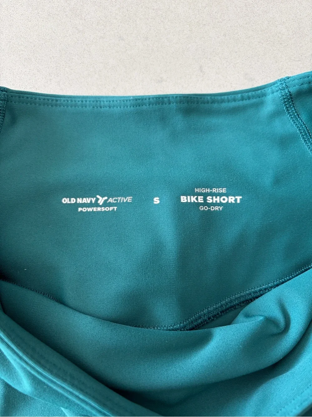 Old Navy Teal Bike Shorts with Side Pockets